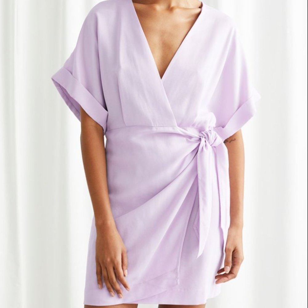 NWT & Other Stories Kimono Wrap Mini Dress